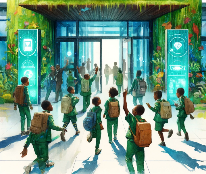 A childhood shaped by the world